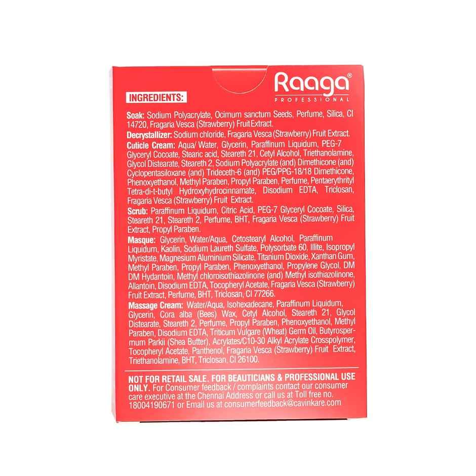 Raaga Professional Strawberry Pedicure And Manicure Kit