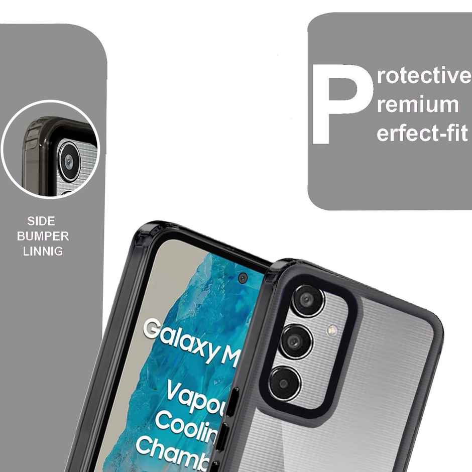 Artistque Case for Samsung Galaxy M15 / F15 / M15 5g Back Cover Ultra Stylish Transparent Tpu Cover