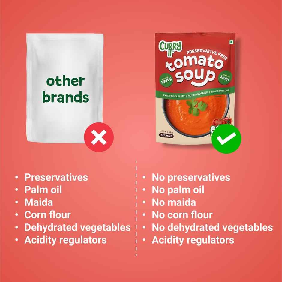 Curryit Tomato Soup Preservative Free