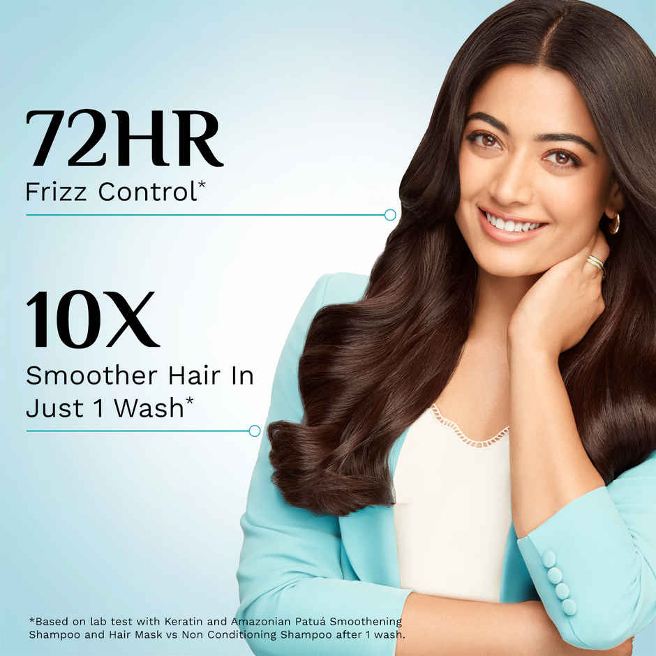 Pilgrim Keratin & Amazonian Patua Smoothening Shampoo for Smooth, Frizzy & Shinier Hair