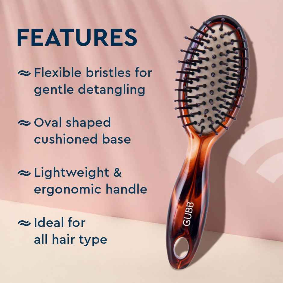 Gubb Oval Cushioned Brush | Small
