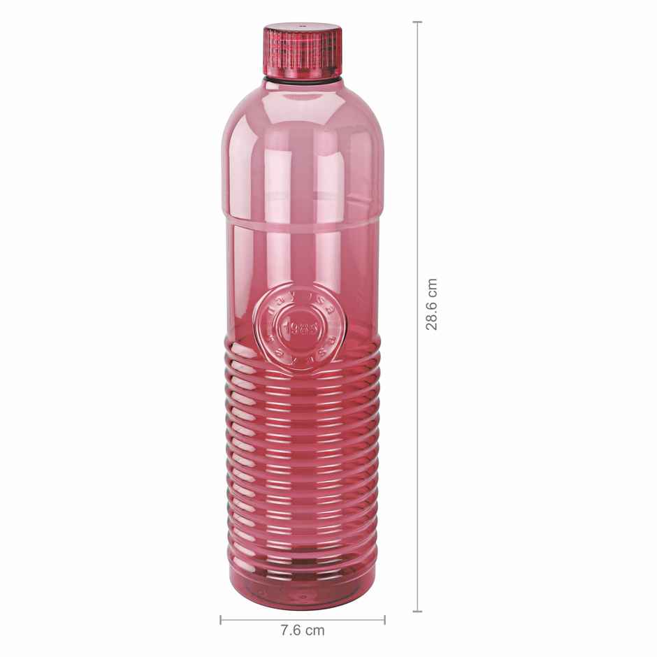 Nayasa Plastic Vector Fridge Bottle | Assorted - 1 L