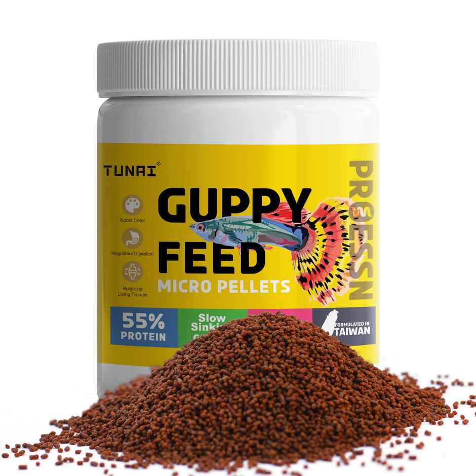 Tunai Guppy Fish Food 600 Microns