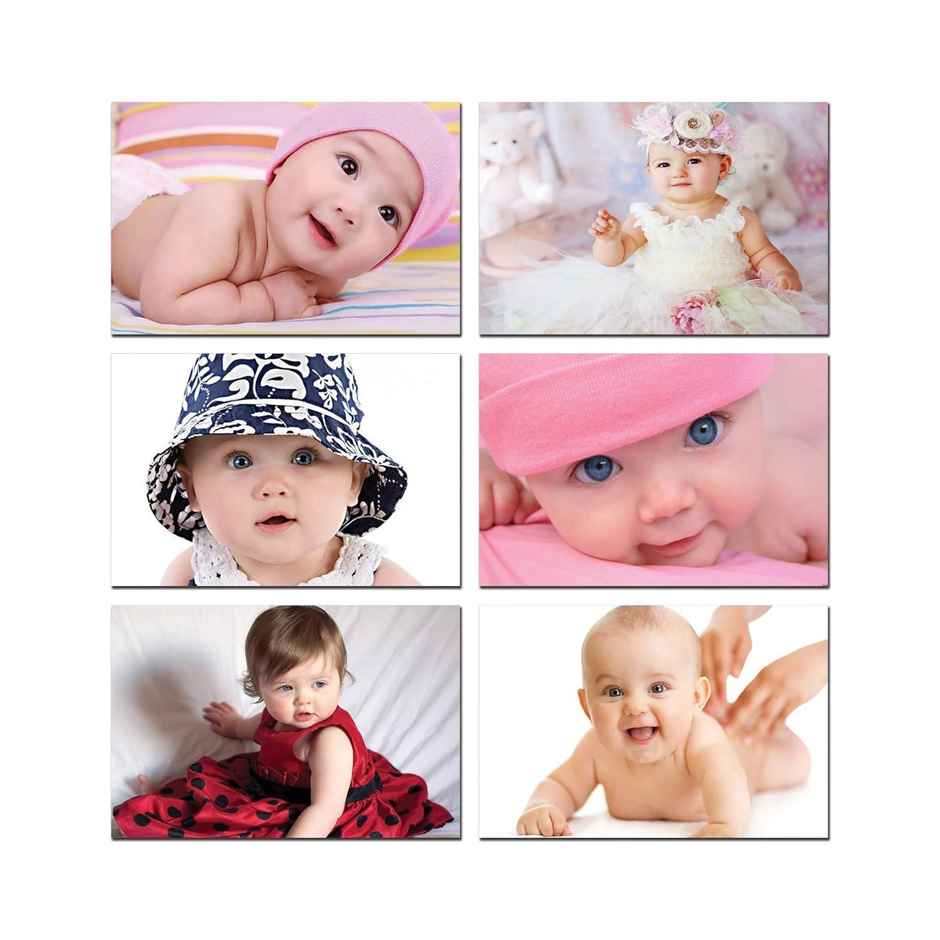 Paper Plane Design Cute Baby Posters | Set Of 6 | 12 x 18 Inch | D9