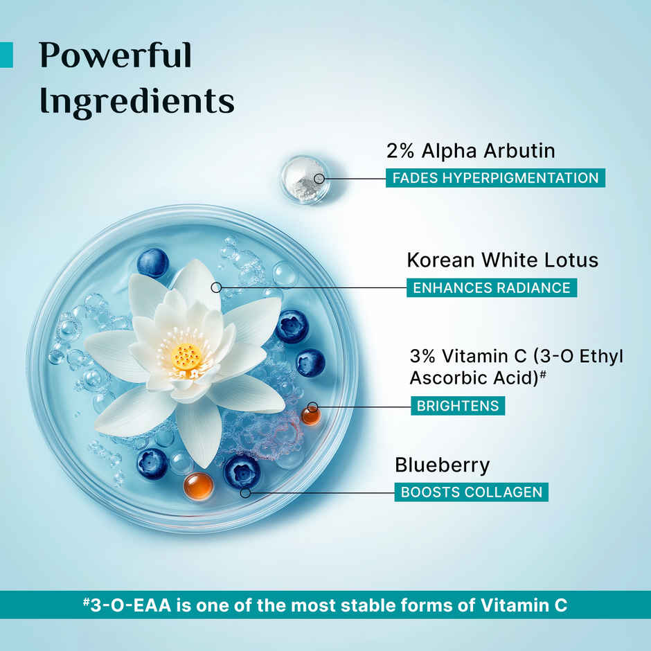 Pilgrim Brightening Skin Face Serum with 2% Alpha Arbutin & 3% Vitamin C