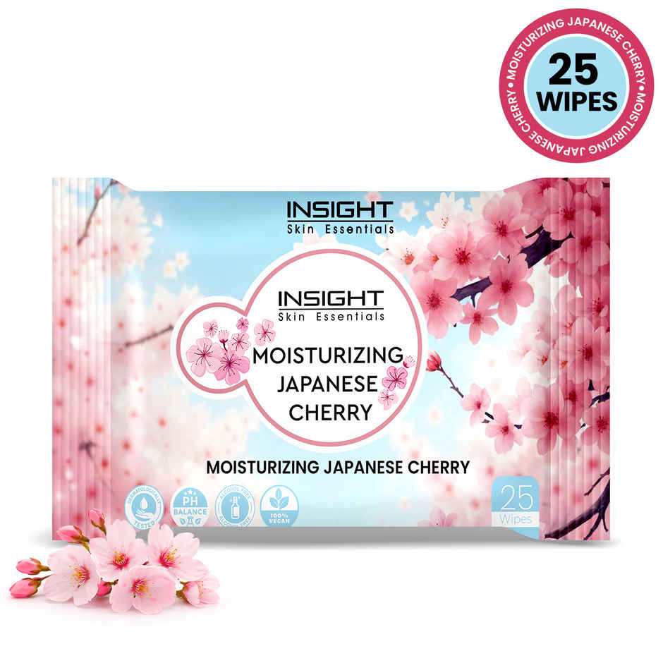 Insight Cosmetics Moisturizing Japanese Cherry Wet Wipes
