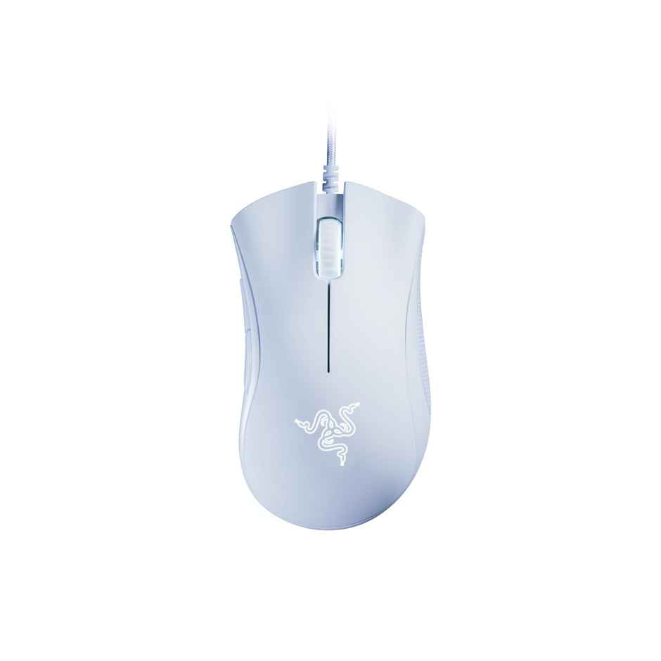 Razer Deathadder Essential White Edition - 6400 Dpi Ergonomic Wired Gaming Mouse
