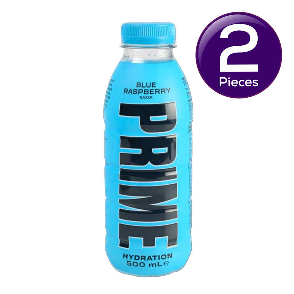 Prime Hydration Blue Raspberry Energy Drink Combo