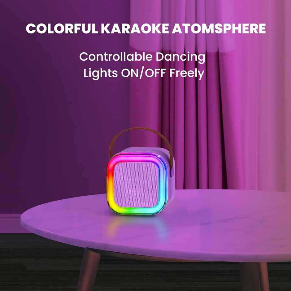 Kidara Karaoke Bluetooth Speaker with Mics (Multicolour)
