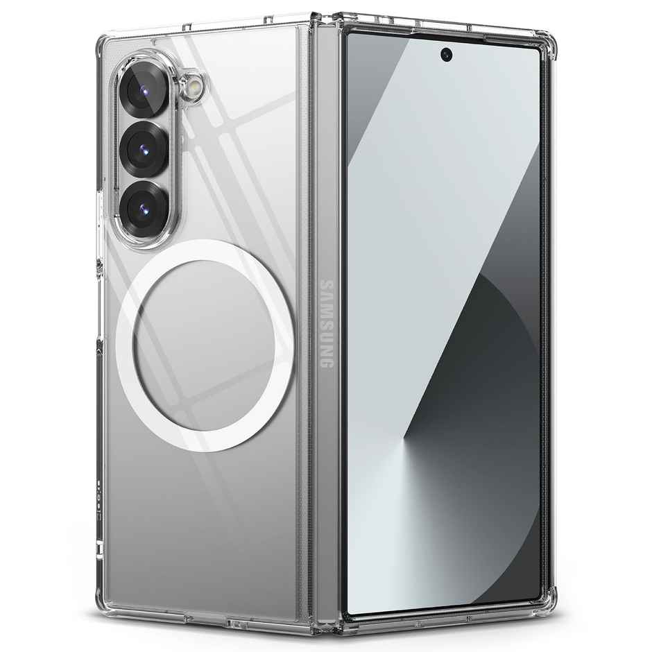 Ringke Samsung Galaxy Z Fold 6 Back Cover Case | Fusion Magnetic - Clear