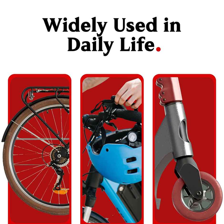 Autoguys Cl-3 Heavy Duty Wire Cable Lock Anti Theft Lock For Multipurpose Use For Bike