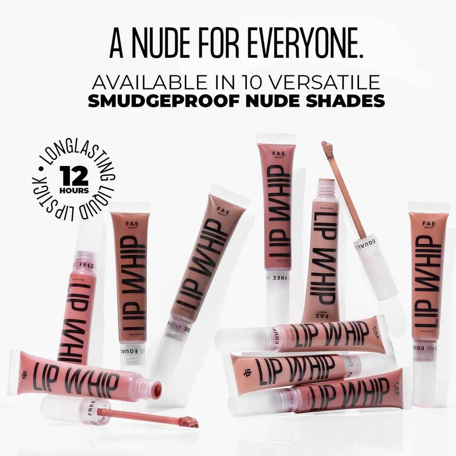 Fae Beauty Lip Whip 12H Matte Liquid Lipstick Enriched With Vitamin E And Cherry Coffee | Safeword