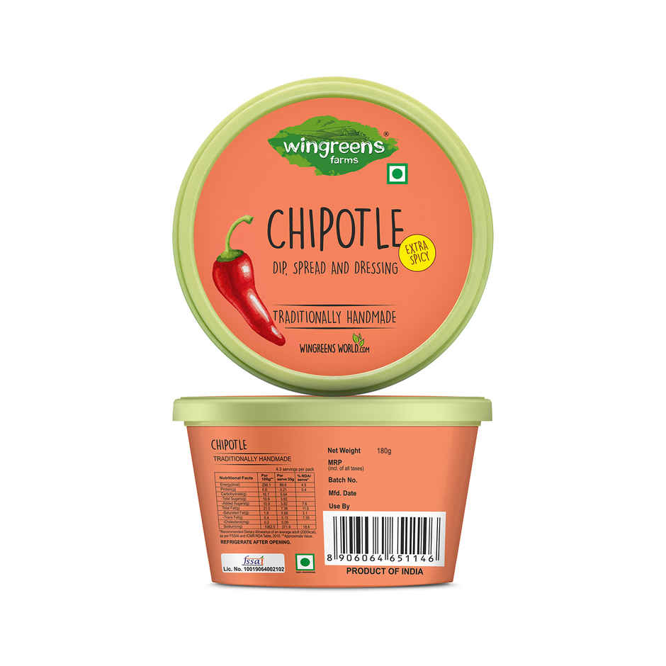 Wingreens Farms Chipotle Dip | Chipotle Sauce | Chipotle Dressing