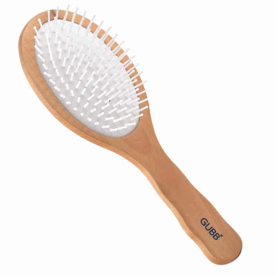 Gubb Oval Hair Brush Broad | Wooden Hues