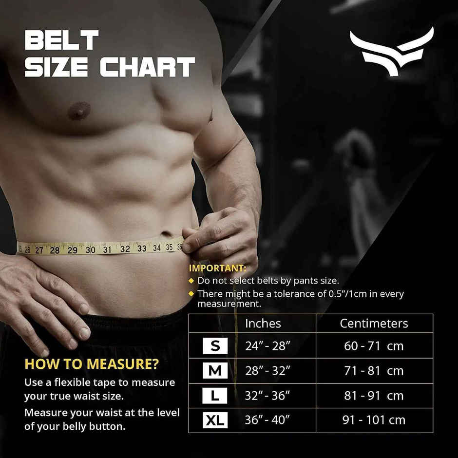 Xtrim Weightlifting Gym belt with PU-Foam Padded For Workout, Hook & Loop Closure |Black - L