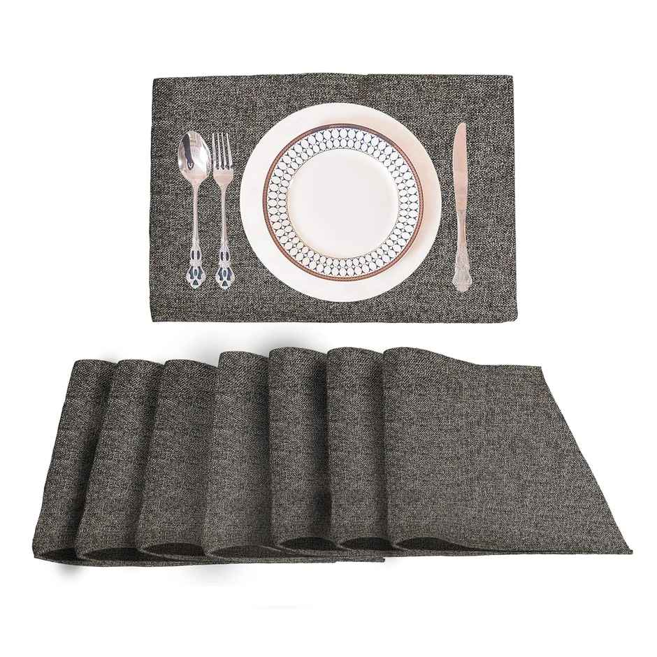 Lushomes Jute Table Mat - Brown | Jute Placemat | 12 x 18 inch