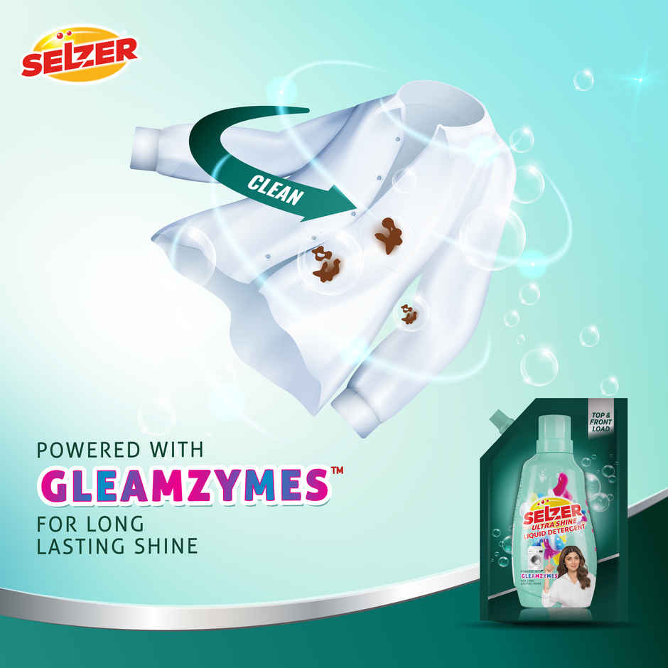 Selzer Ultrashine Liquid Detergent Spout Pouch