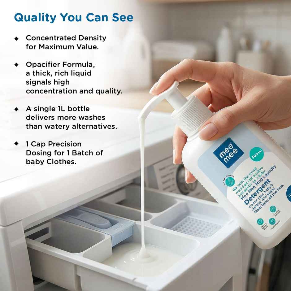 Mee Mee Anti-Bacterial Baby Laundry Detergent - One Drop Cleaning