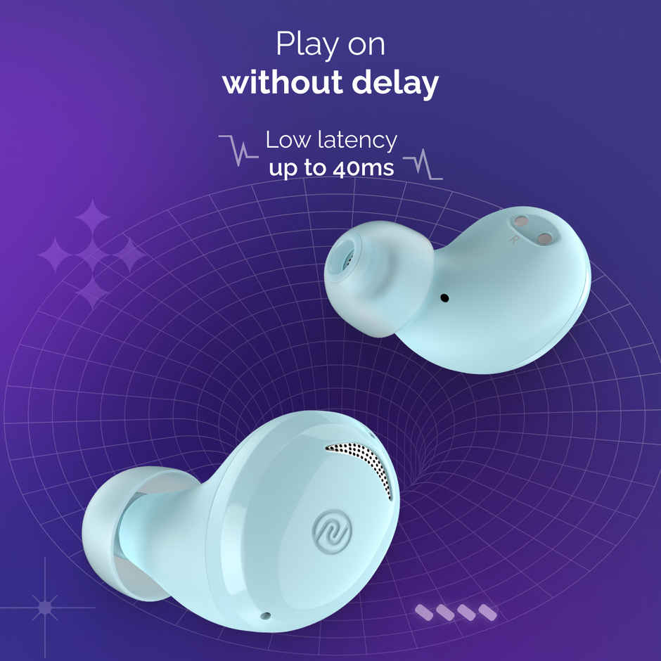 Noise Buds Trance 45H Battery Low Latency-up to 40 ms Instacharge TWS Earbuds | True Blue