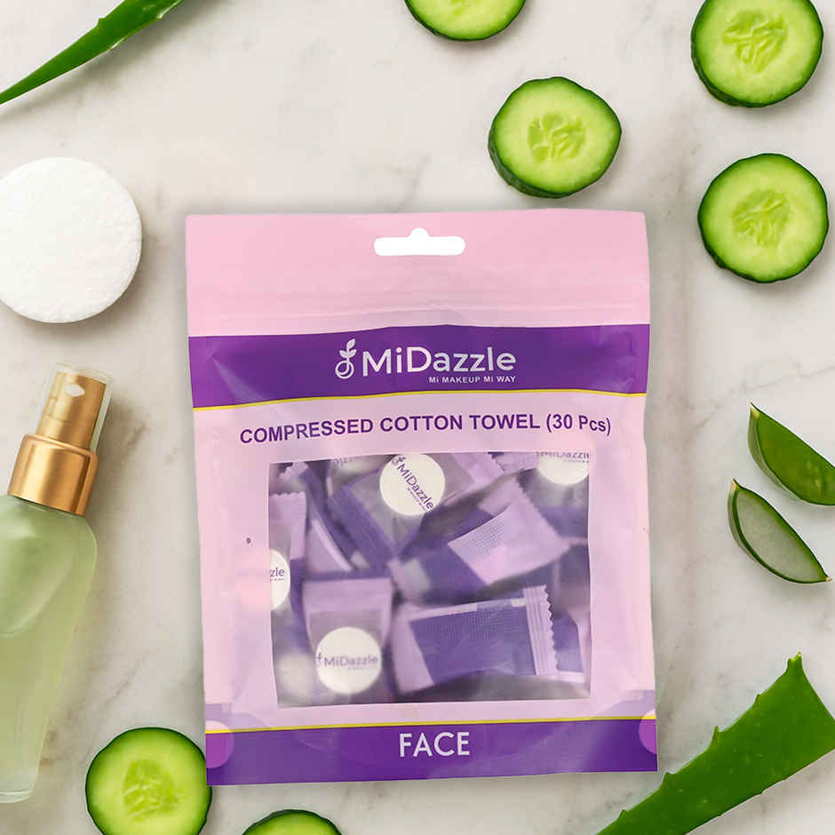 Midazzle 100% Cotton Compressed Face Towel | MIOF3405