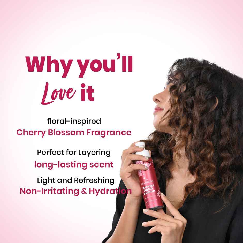 The Love Co. Japanese Cherry Blossom Body Mist