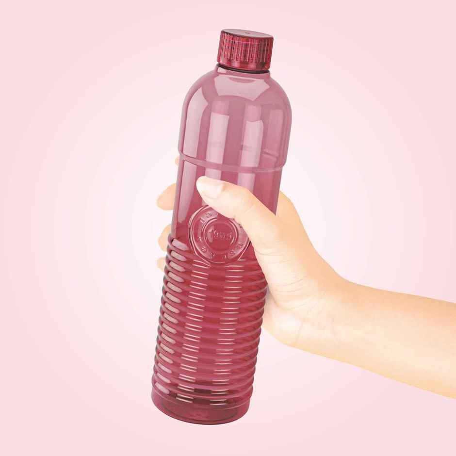 Nayasa Plastic Vector Fridge Bottle | Assorted | 1 L