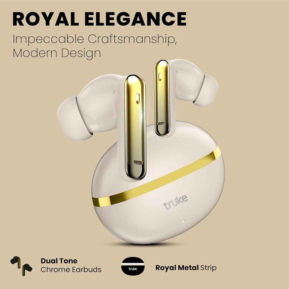 truke Buds Q1 Lite Truly Wireless Bluetooth Earbuds with 4Mic ENC, 48H Battery - MintGreen