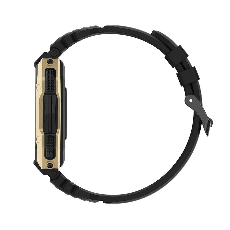 Fire-Boltt Shark Smartwatch | 1.82" Display | BT Calling - Gold Black