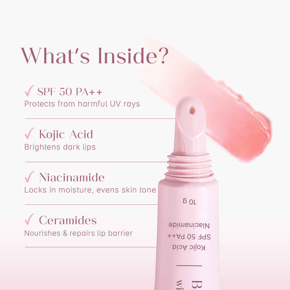 Seoulskin Brightening Lip Balm SPF50 PA++ | Kojic Acid & Niacinamide for Dark Lips Care