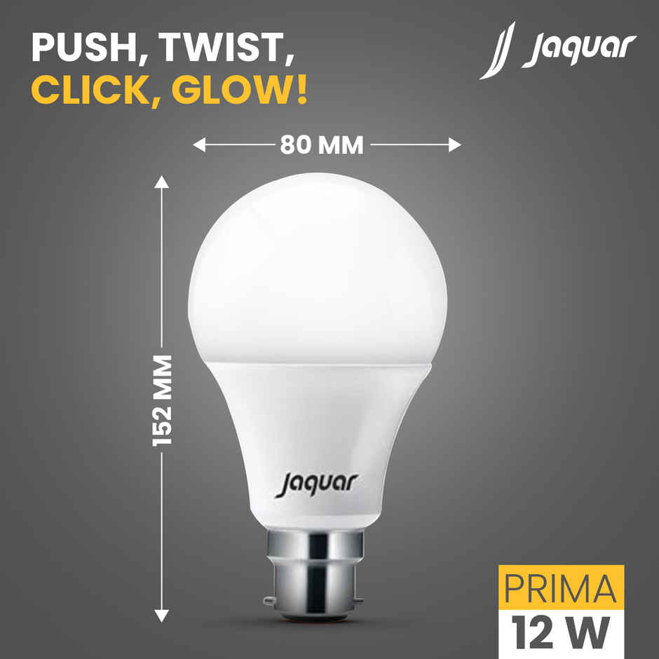 Jaquar 12W Prima Led B22 Bulb Cool white