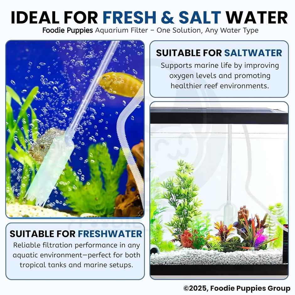 Foodie Puppies Siphon Pump for Aquarium