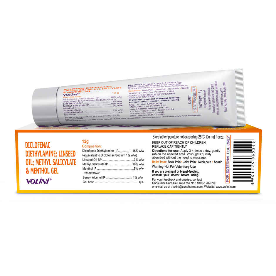 Volini Pain Relief Gel