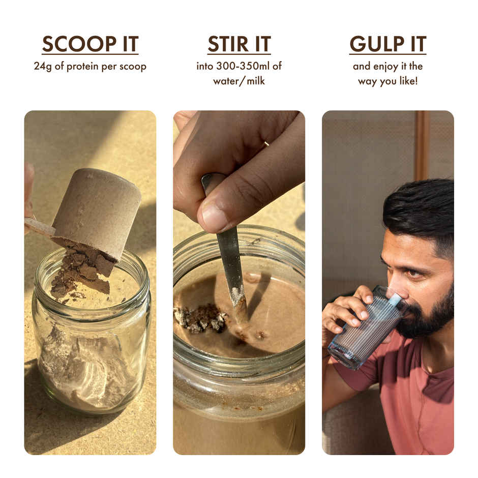 Cosmix No Nonsense Fermented Yeast Protein Pouch | Indonesian Cacao Chocolate | 26 g Protein