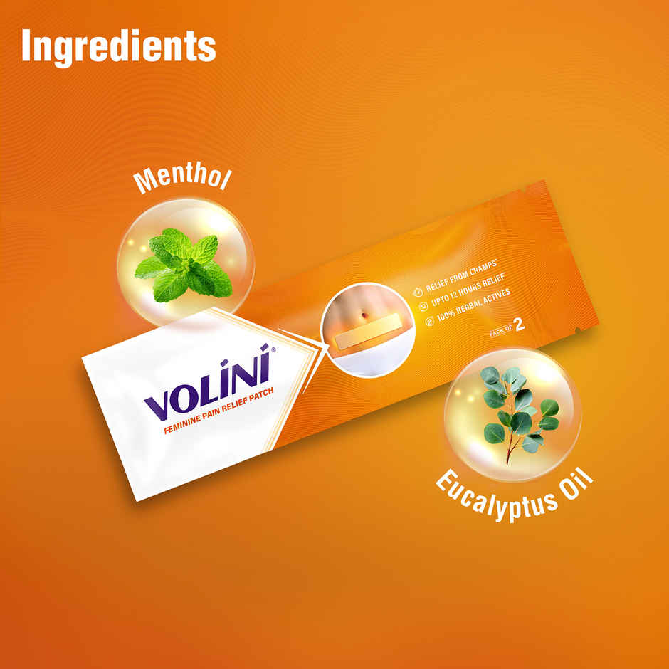 Volini Feminine Pain Relief Patch