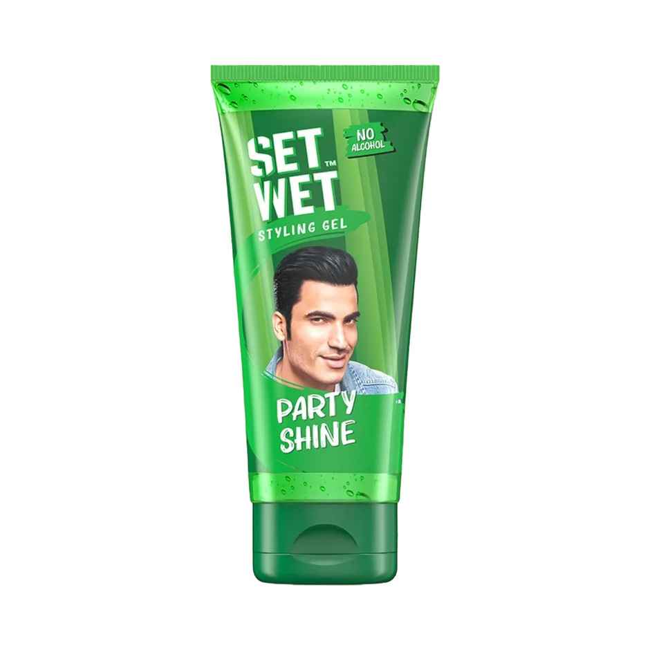 Set Wet Hair Gel for Men Vertical Hold Strong Hold Tube