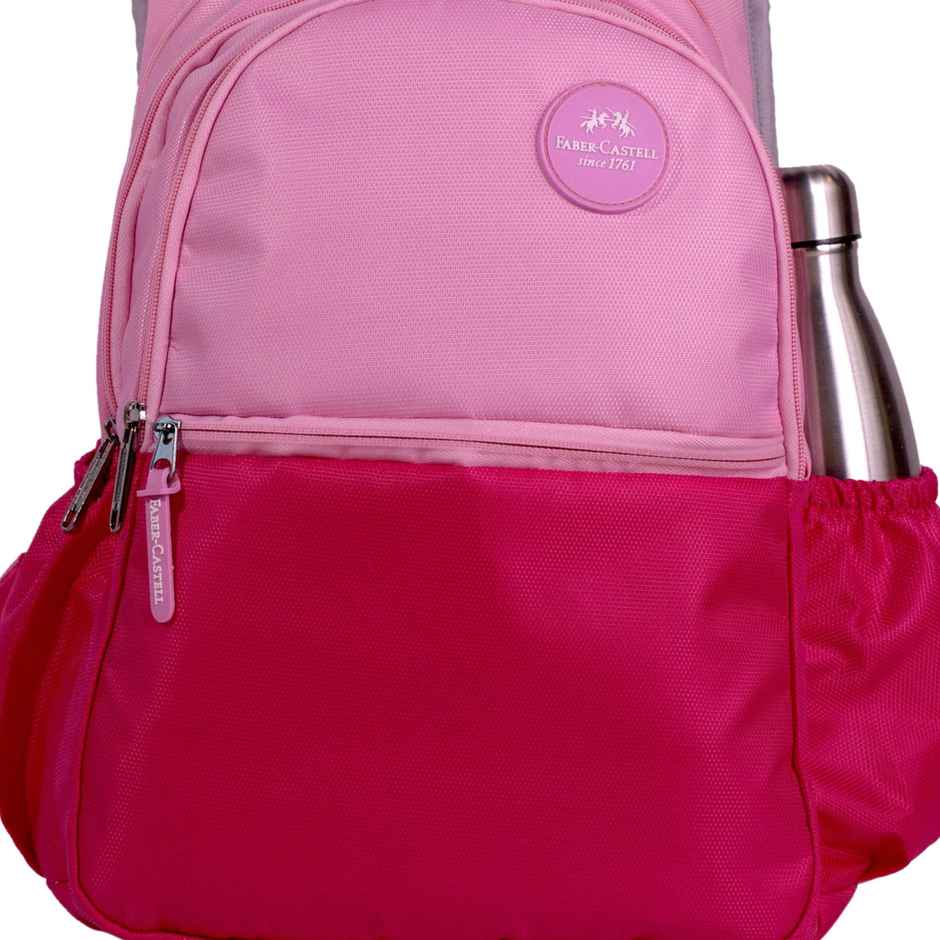 Faber-Castell Buddy School Bag, Pink, 3+ Years, 27L