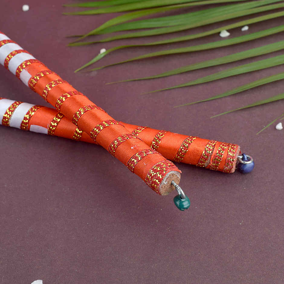 Dandiya Sticks | Multicolour | One Pair | Satvik
