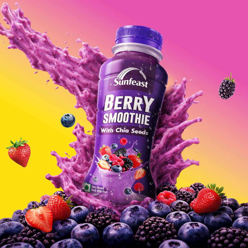 Sunfeast Berry Smoothie with Chia Seeds