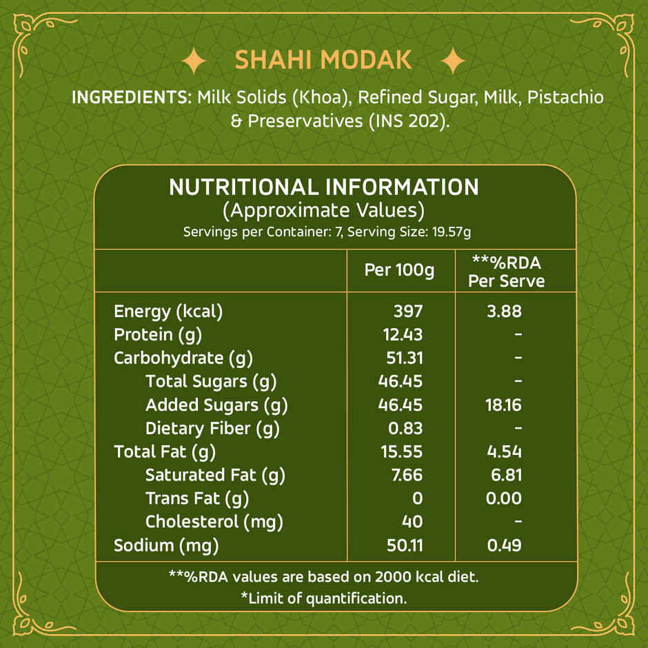Haldiram's Shahi Modak