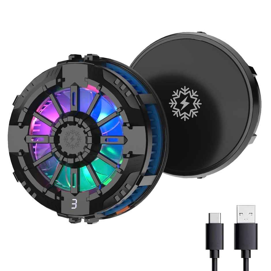 Striff Mobile Cooling Pad with LED Display, Refrigeration Chip, Magnet, for Android & iPhone