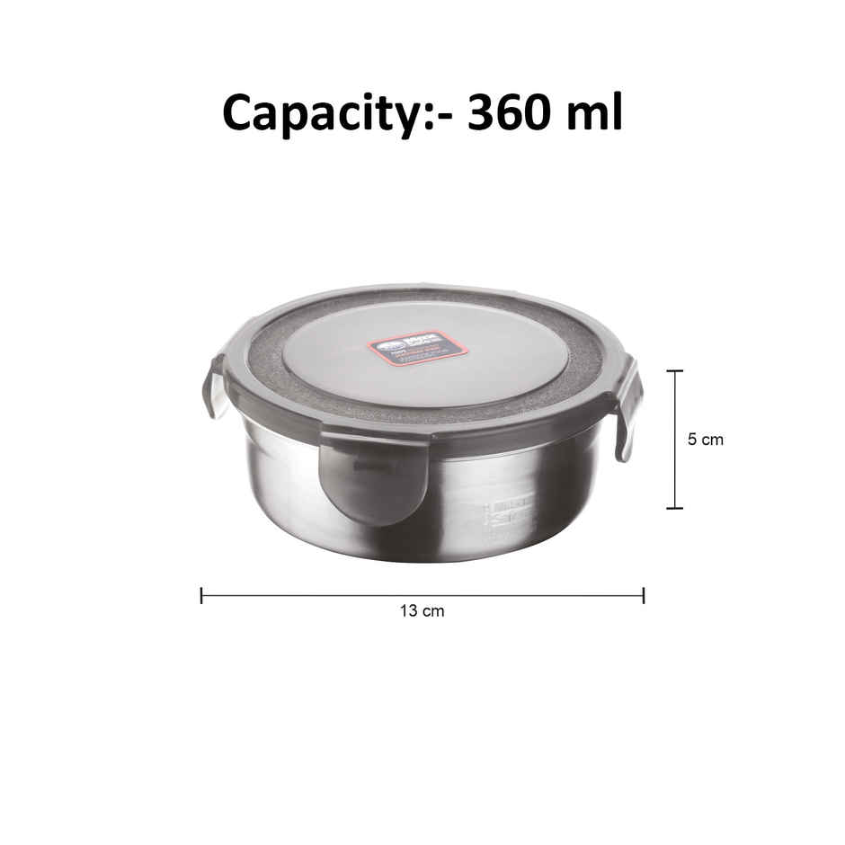 MaxSafe Round 1502 Container With Lid - 360 ml