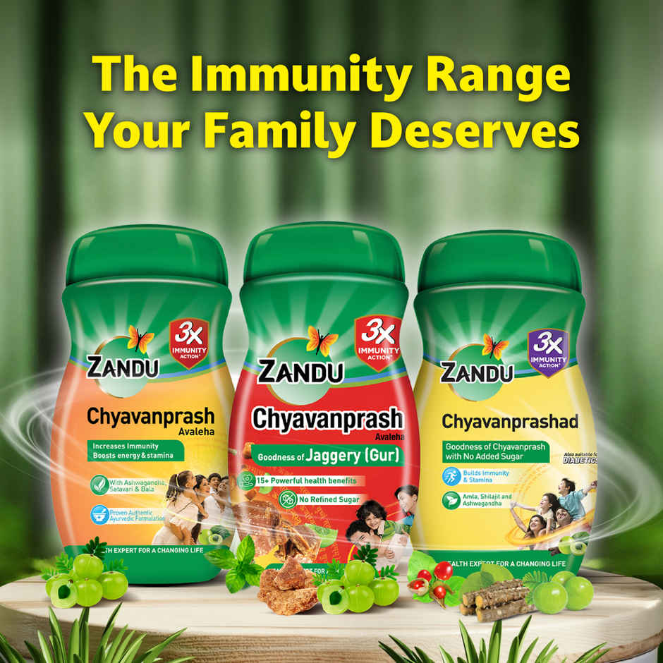 Zandu Chyawanprash Avaleha, Enriched with 39 Vital Ayurvedic Herbs
