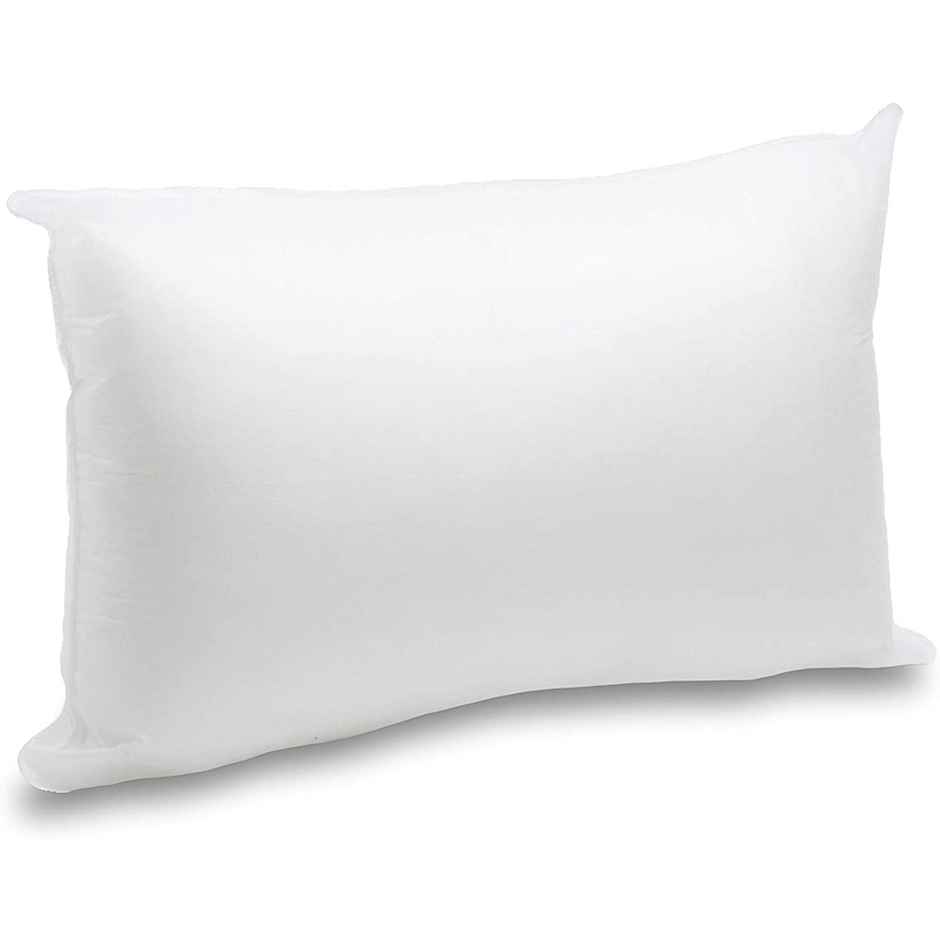 Kuber Industries Microfiber Pillow Filler | 16X24 Inch | White | 1 Piece (Microfiber)