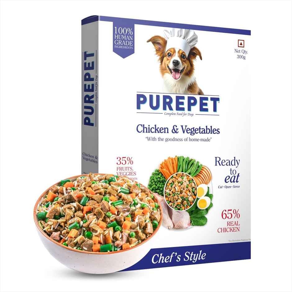 Purepet Chicken & Veg Fresh Dog Food (Adults & Puppies)