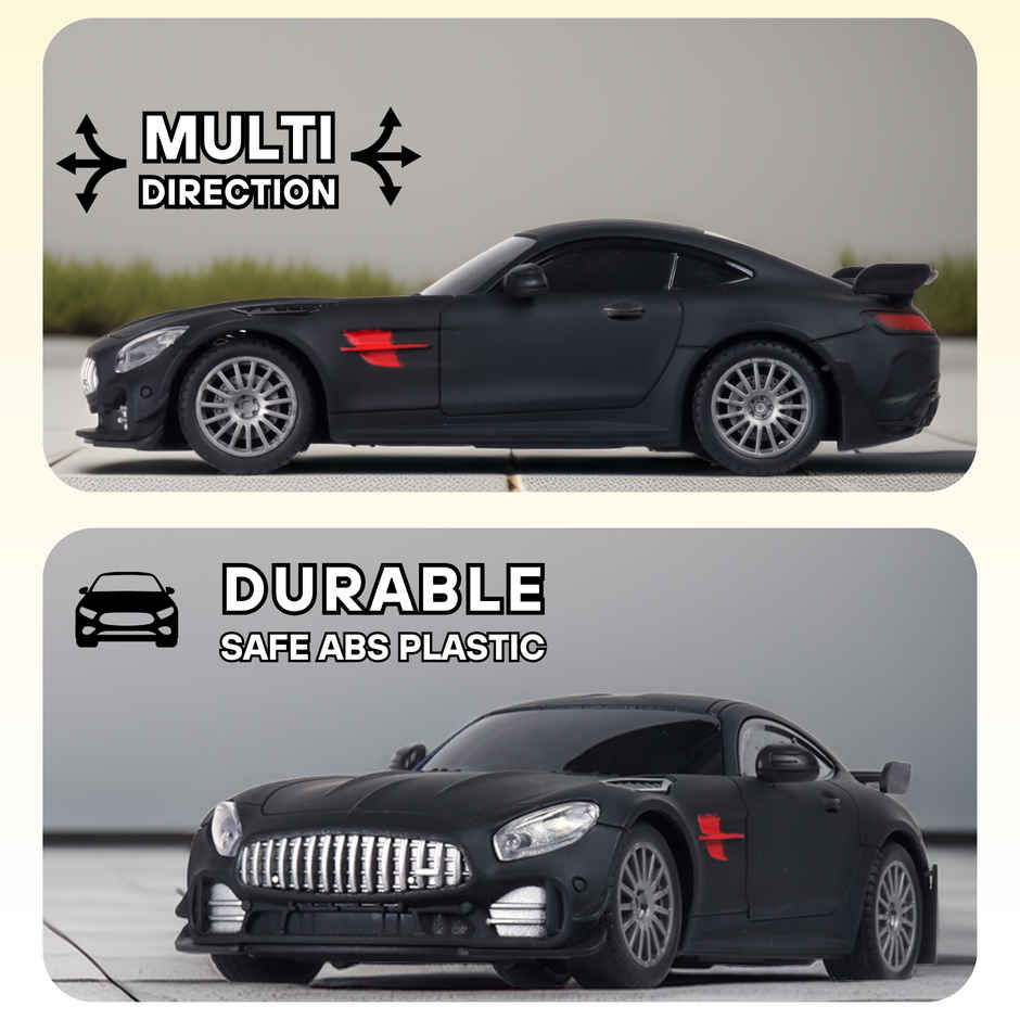 Race N Roll Hi Speed Rechargeable Remote Control Car 1:24 - Amg Black Mat