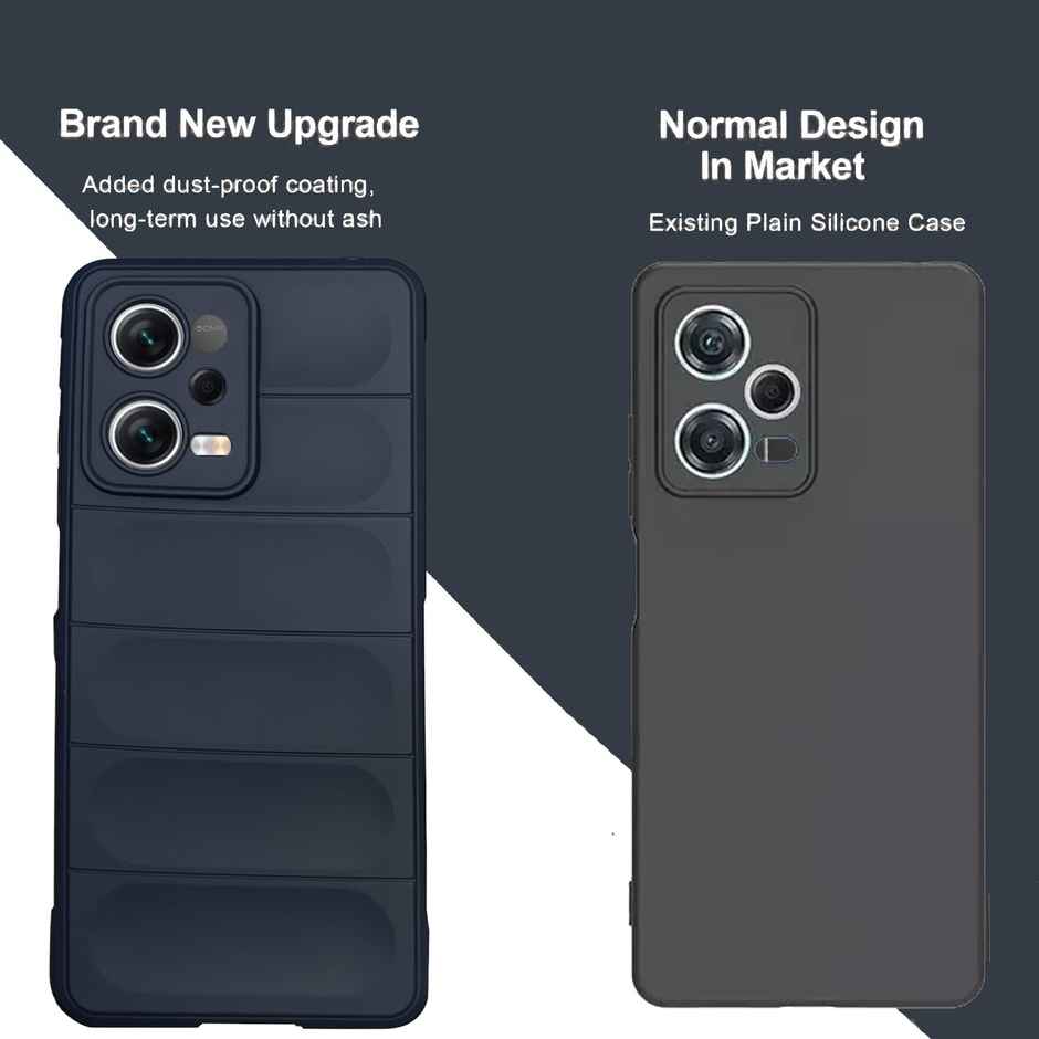 Artistque Case For Mi Redmi Note 12 Pro Plus 5g - Liquid Stripe Back Cover Silicone