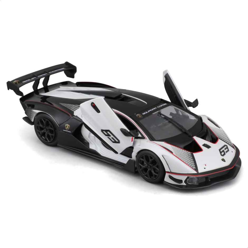 Bburago Licensed 1:24 Racing Lamborghini Essenza SCV12 | White