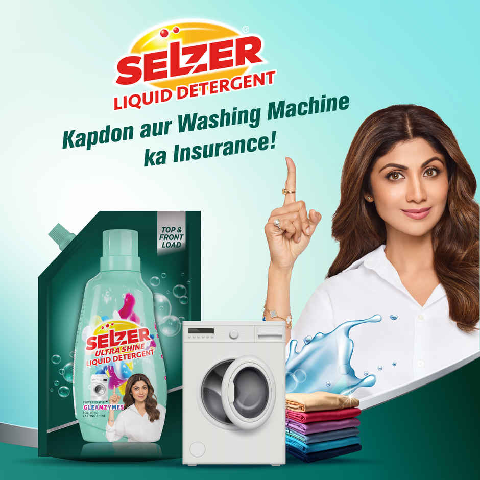 Selzer Ultrashine Liquid Detergent Spout Pouch