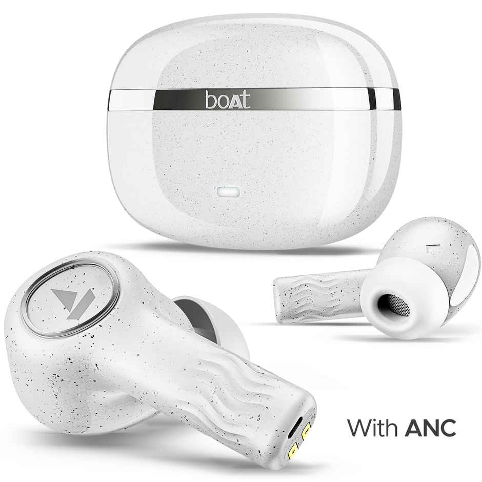 boAt Nirvana Ion ANC TWS Earbuds w/ 120H Playtime, ANC upto 32dB & In-Ear Detection (Quartz White)