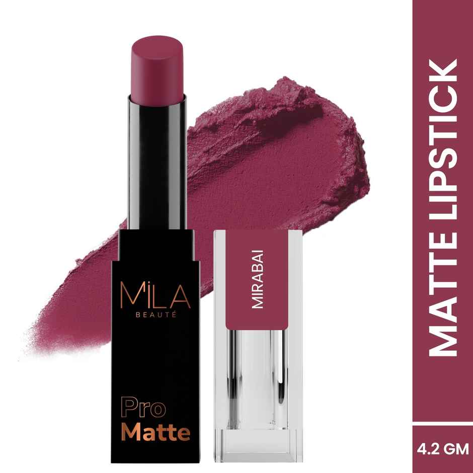 Mila Beaute Pro Mattes Lipstick Luxurious Creamy Matte Texture - 07 Mirabai